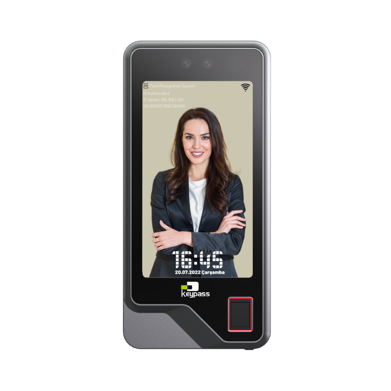 KeyFace 5 Pro FP Yüz Tanıma Ve Parmak İzi Cihazı